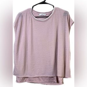 Mango Basics Size XS Oversized 2 Layered Sleeveless Top